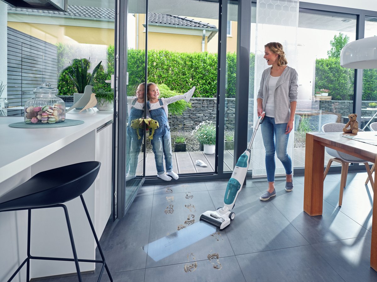 Wat vinden we goed aan de Leifheit Regulus Aqua PowerVac 2in1 vloerreiniger draadloos