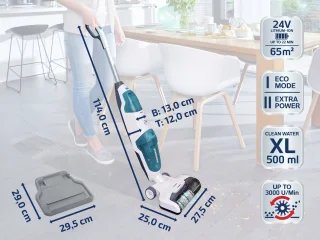 Leifheit Regulus Aqua PowerVac 2in1 vloerreiniger draadloos