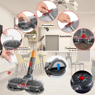 Lexium Dweil elektrische mop