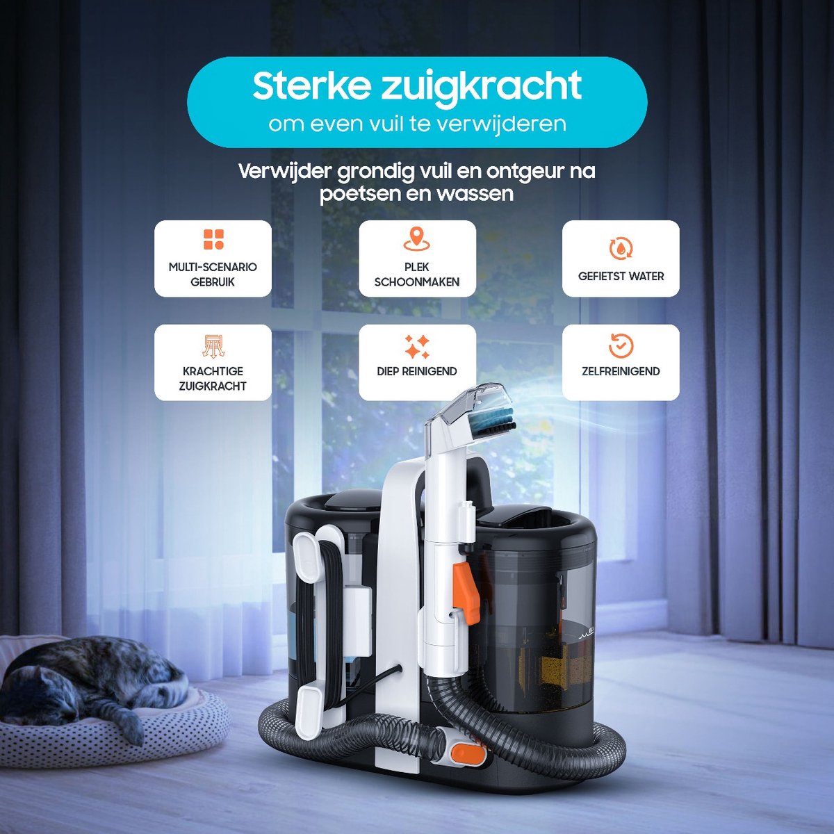 Wat vinden we goed aan de LuminAmore Vlekkenreiniger Pro Tapijtreiniger