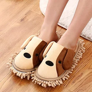 Microfiber Dust Mop Slippers - Floor Cleaning Shoes