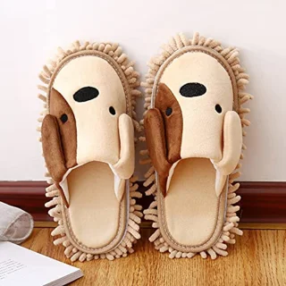 Microfiber Dust Mop Slippers - Floor Cleaning Shoes