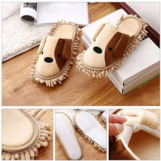 Microfiber Dust Mop Slippers - Floor Cleaning Shoes