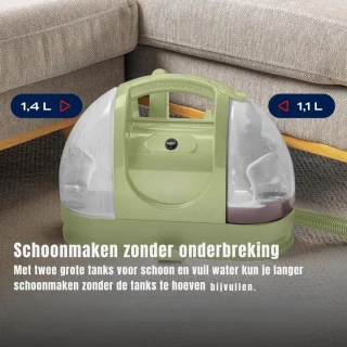 Wat vinden we goed aan de MIRA® Tapijtreiniger