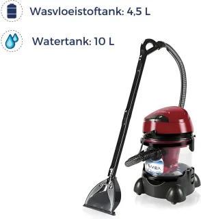 MPM Waterstofzuiger droog nat zakloos 2400W HEPA