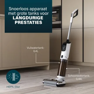 Princess AquaMotion Plus 337010 Vloerreiniger draadloos