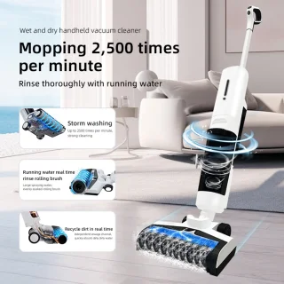 ProClean FloorMate Draadloze nat- en droogzuiger met dweil