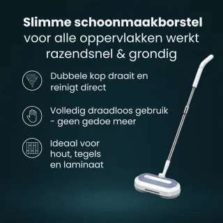 Purgato Draadloze Elektrische Dweil Vloerreiniger