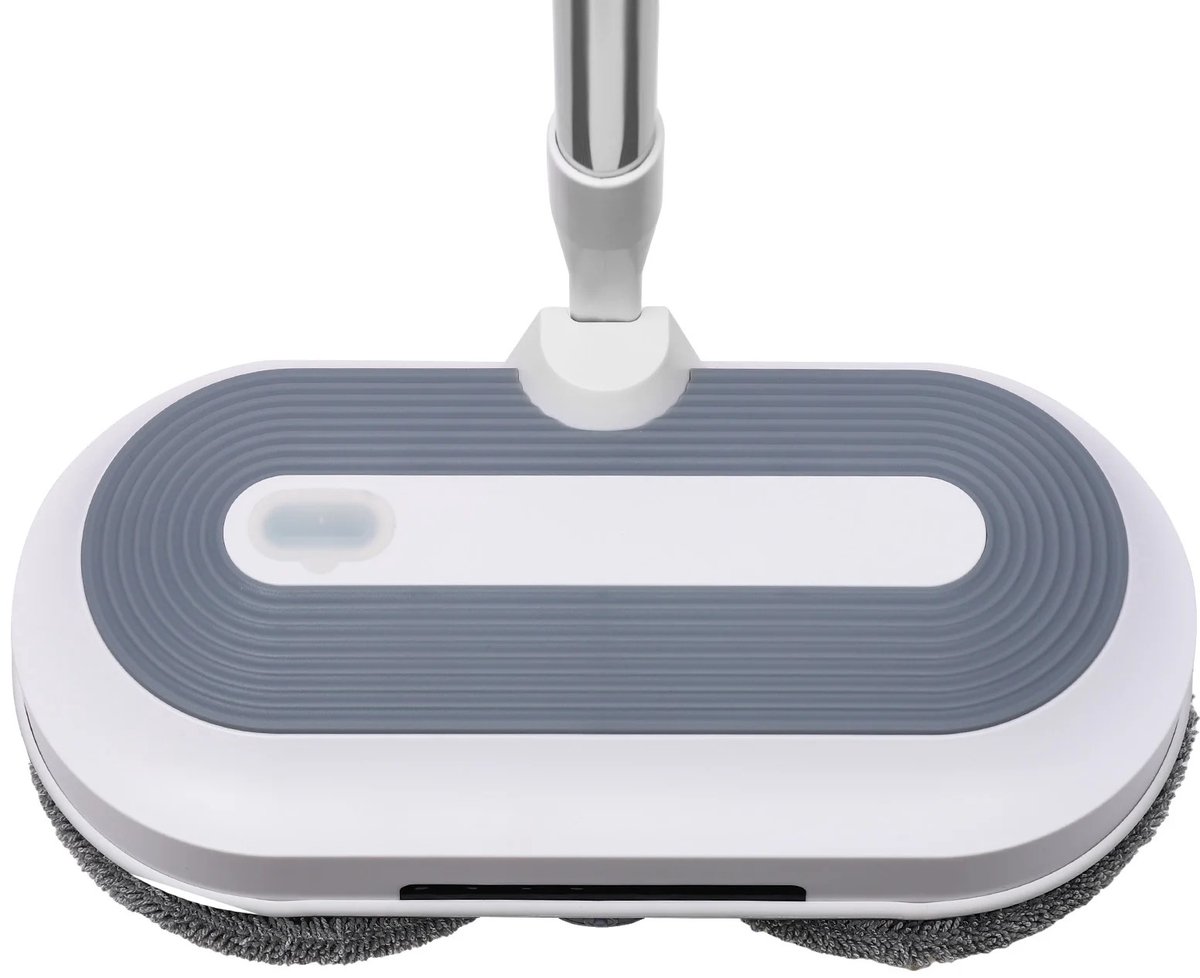 RM Store® Draadloze Scrubber Spin-Mop Wit