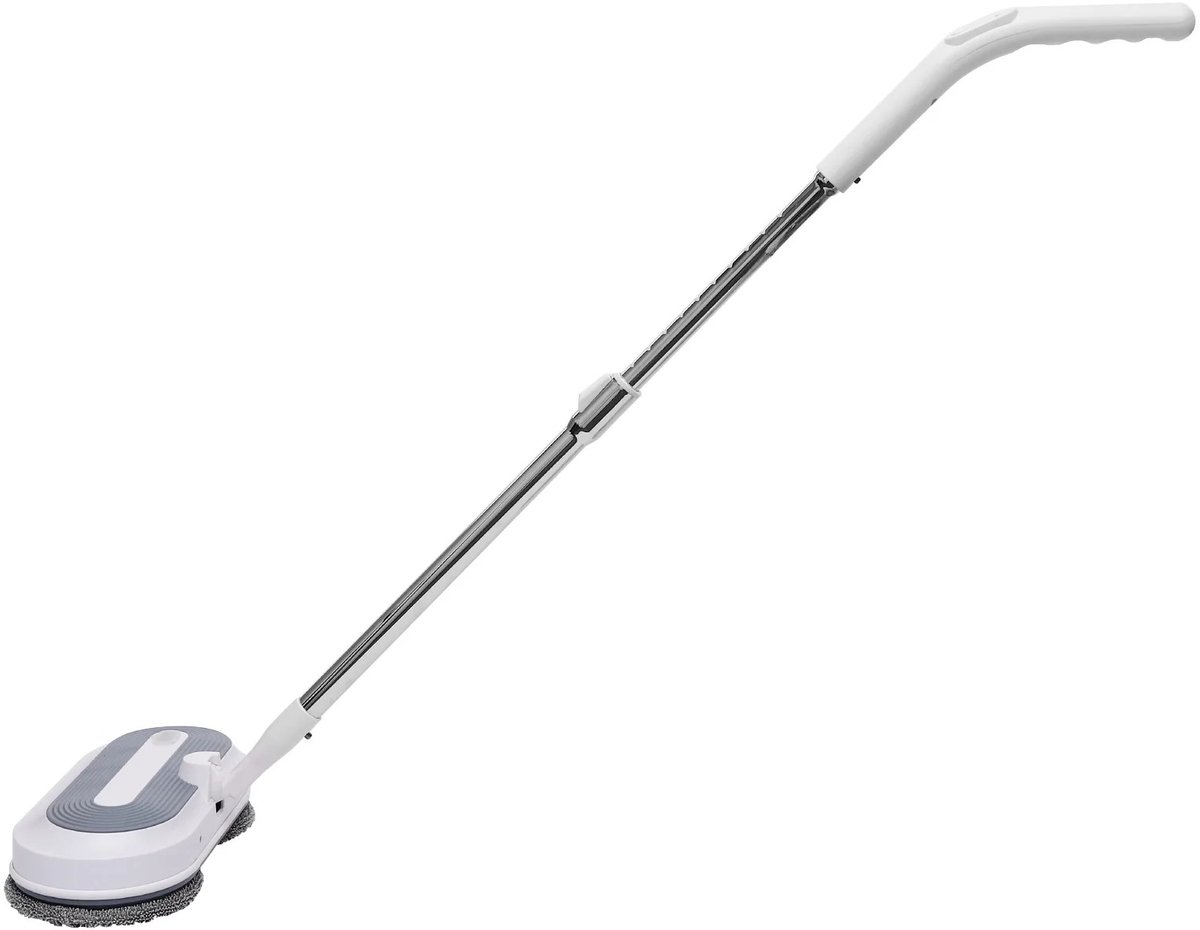 RM Store® Draadloze Scrubber Spin-Mop Wit