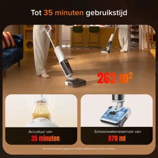 Wat vinden we goed aan de Roborock F25 GT Elektrische vloerreiniger