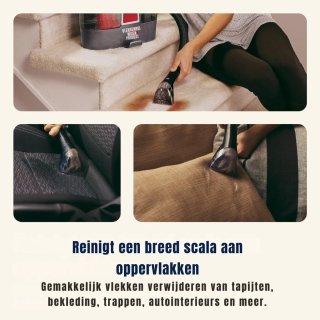 Wat vinden we goed aan de RVV® Tapijtreiniger machine - Zwart/Rood