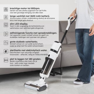 Wat vinden we goed aan de Saaf Vloerreiniger M200 - Steelstofzuiger