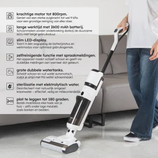 Saaf Vloerreiniger M200 - Steelstofzuiger