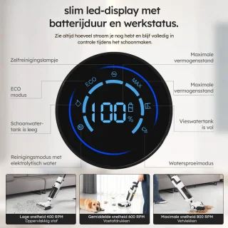 Saaf Vloerreiniger M200 - Steelstofzuiger