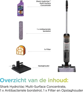 Shark HydroVac WD210EU Steelstofzuiger met Dweilfunctie