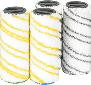 SnelShoppen 4 stuks wielset voor elektrische vloerreiniger
