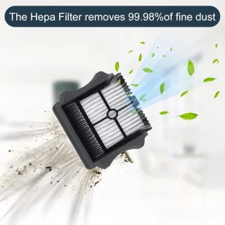 SnelShoppen pack van 4 vervangende HEPA filters voor nat-droog stofzuiger