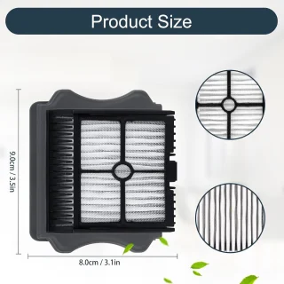 SnelShoppen pack van 4 vervangende HEPA filters voor nat-droog stofzuiger