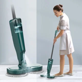 Spin Mop Draadloos 2-in-1 elektrische schoonmaakmachine