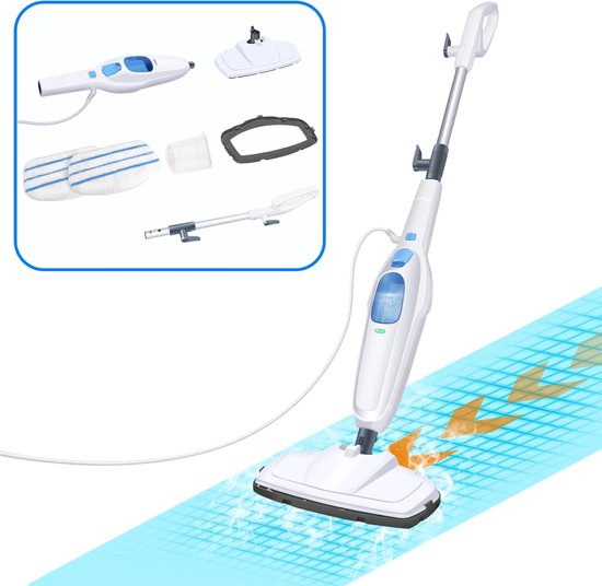 Stoomreiniger Tapijtreiniger 1500W 400ML Wit review