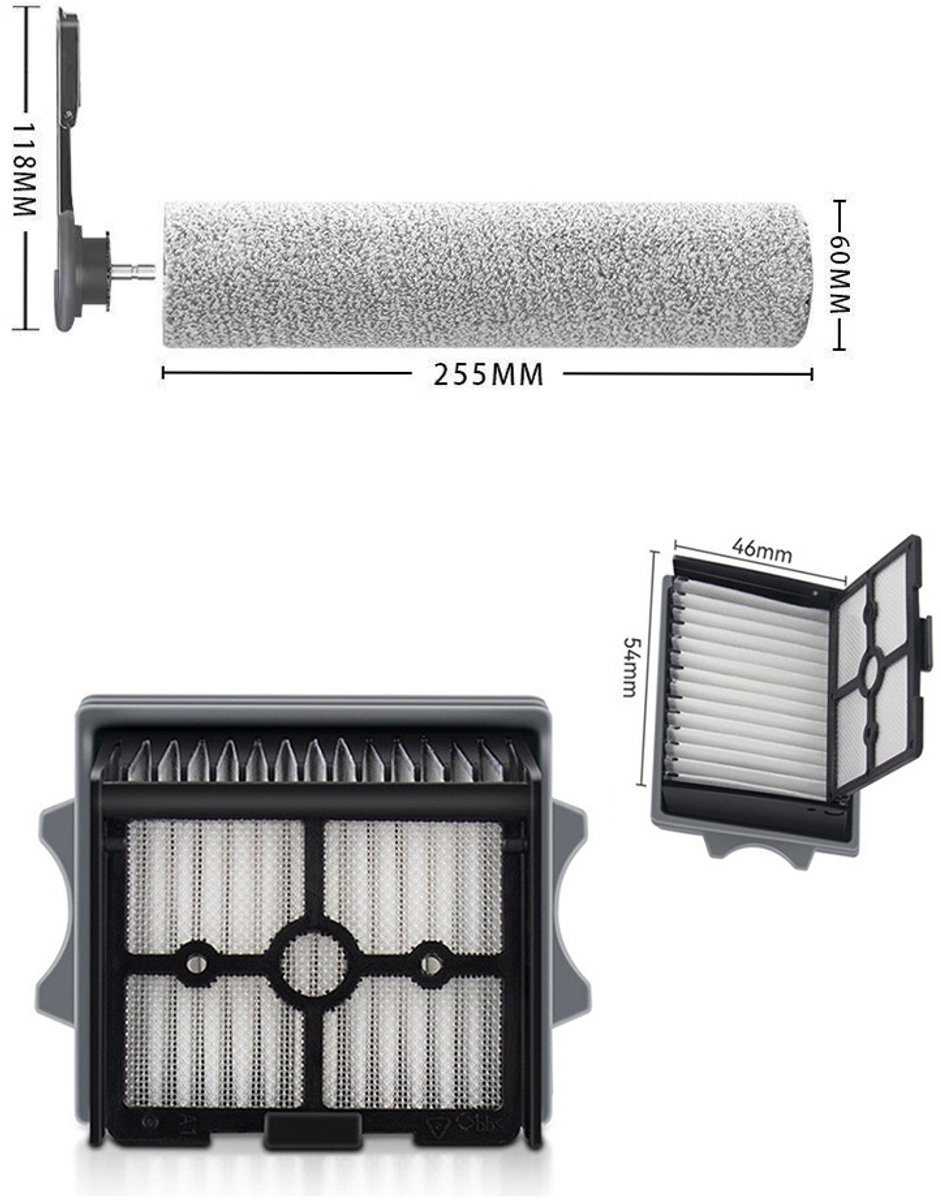 Wat vinden we goed aan de Tineco Accessoirepakket Rollerborstels en HEPA-filter Pro Led C/Chorus Pro Station
