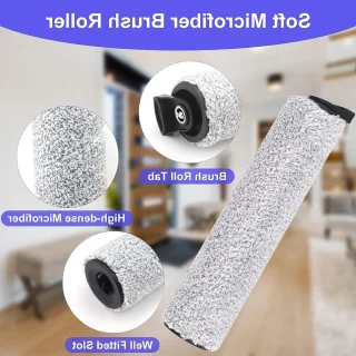 Tineco Floor One S3 / iFloor 3 vervangingsset borstelrol + 4 HEPA-filters