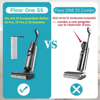 Tineco Floor One S5 / S5 Pro vervangingsset borstelrollen en filters