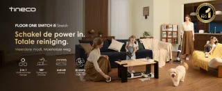 Tineco Switch I5 Stretch Plus draadloze steelstofzuiger