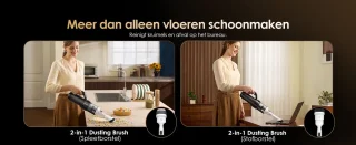 Tineco Switch I5 Stretch Plus draadloze steelstofzuiger
