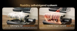 Tineco Switch I5 Stretch Plus draadloze steelstofzuiger