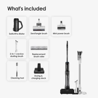 Tineco Switch S6 Stretch steelstofzuiger en vloerreiniger