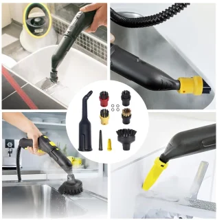 Universeel Stoomreiniger Accessoireset 6-delig