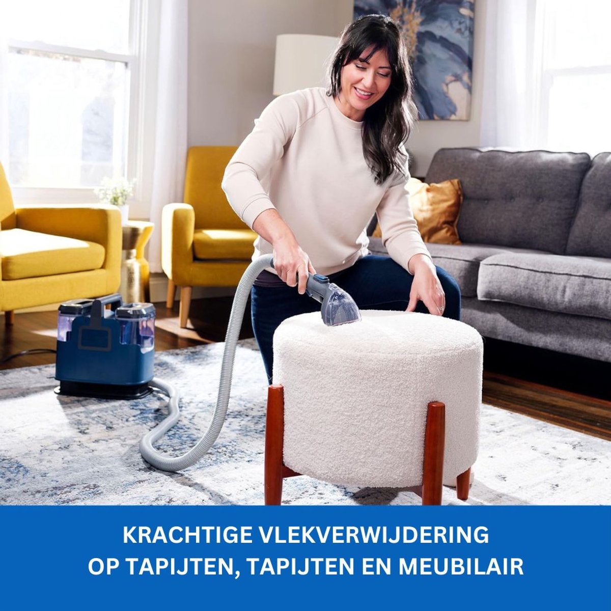 Wat vinden we goed aan de VELTRR® Bankstel Reiniger