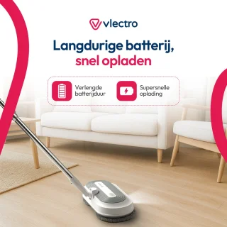 Vlectro Draadloze Elektrische Vloerreiniger