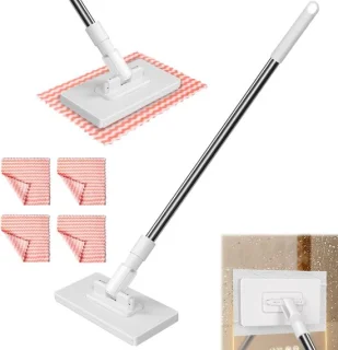 Vloerreiniger met dweilmop - blauw