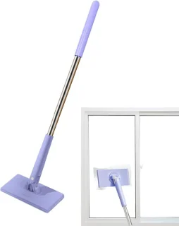 Vloerreiniger schrobber dweil 71 cm paars