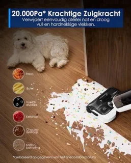 Vloerreiniger, stofzuiger en dweilapparaat