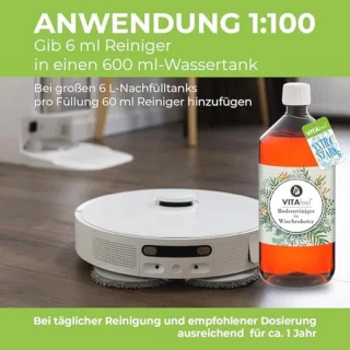 Vloerreiniger voor dweilrobot 2000 ml