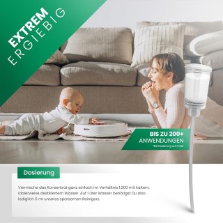 Wat vinden we goed aan de Vloerreiniger voor dweilrobots - 1 L concentraat