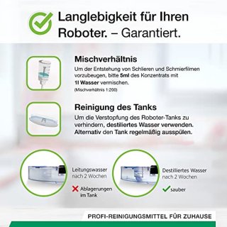 Wat vinden we goed aan de Vloerreiniger voor dweilrobots - 2x1L