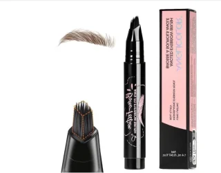 De Wenkbrauwstift schuine kwast bruin in één oogopslag