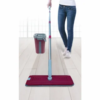 WRING Bezem met Emmer en Microvezelmoppen