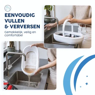 YourClean 4-in-1 Elektrische Dweil en Zelfreinigingssysteem