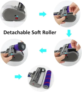Zachte Nylon Rolreinigingskop 1 Stuk