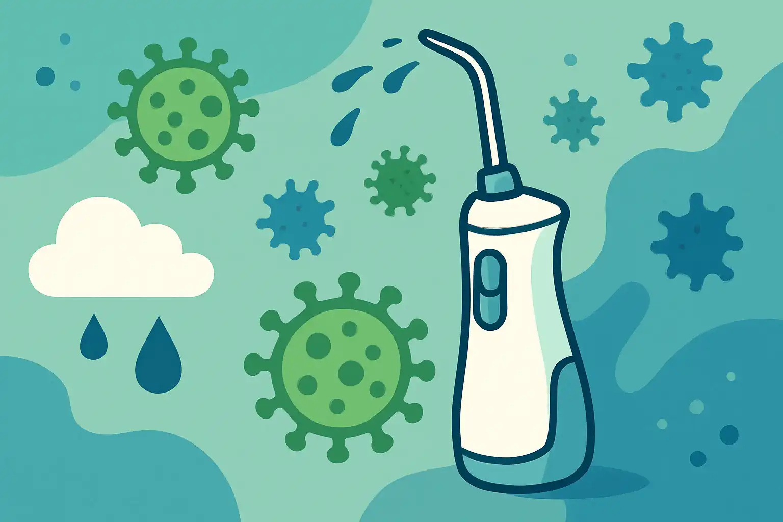 Griep- en verkoudheidsseizoen: zo voorkom je dat je waterflosser ziektekiemen verspreidt