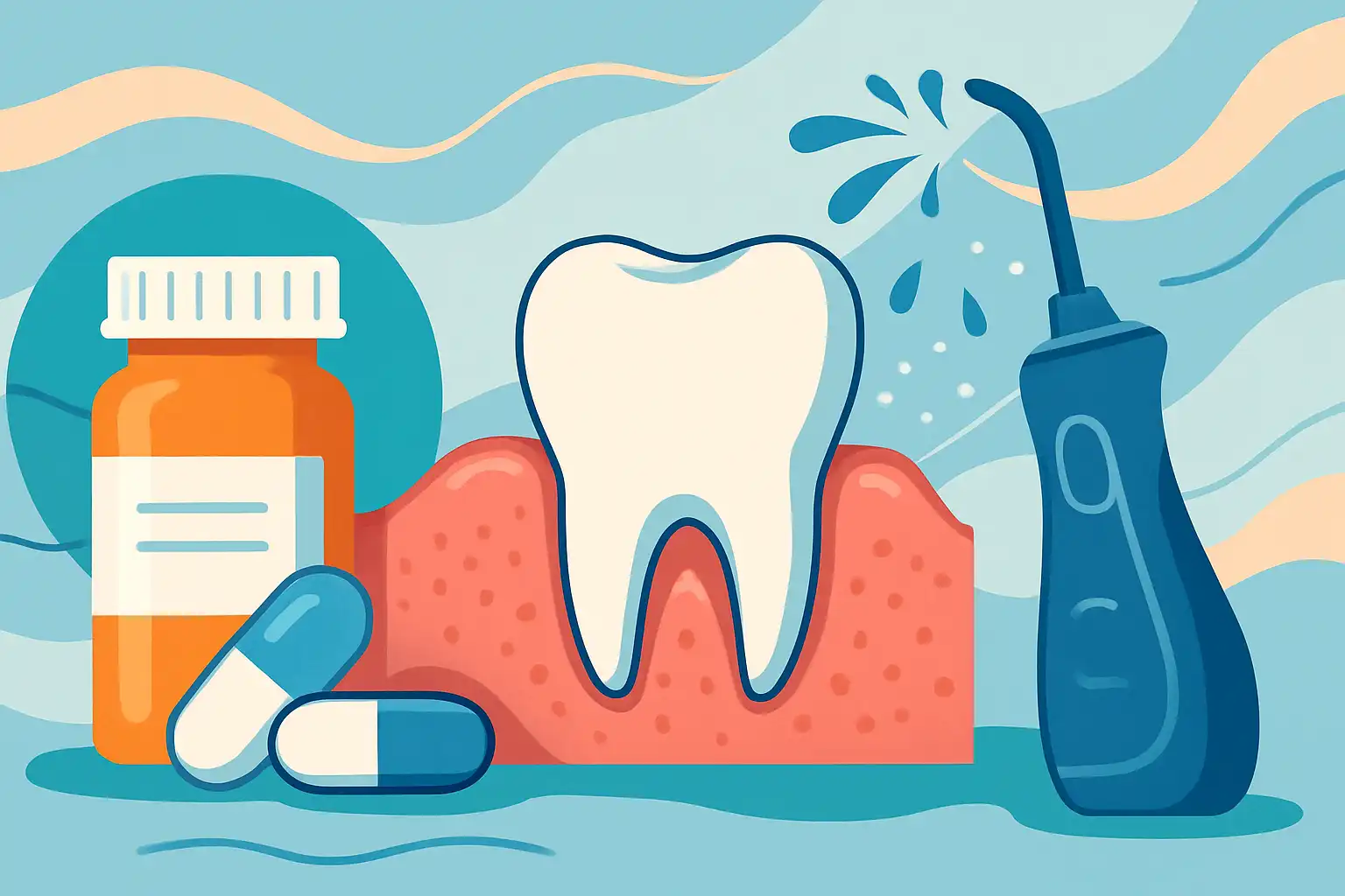 Hoe medicijnen je tandvlees en flosroutine beïnvloeden (en waarom een waterflosser kan helpen)
