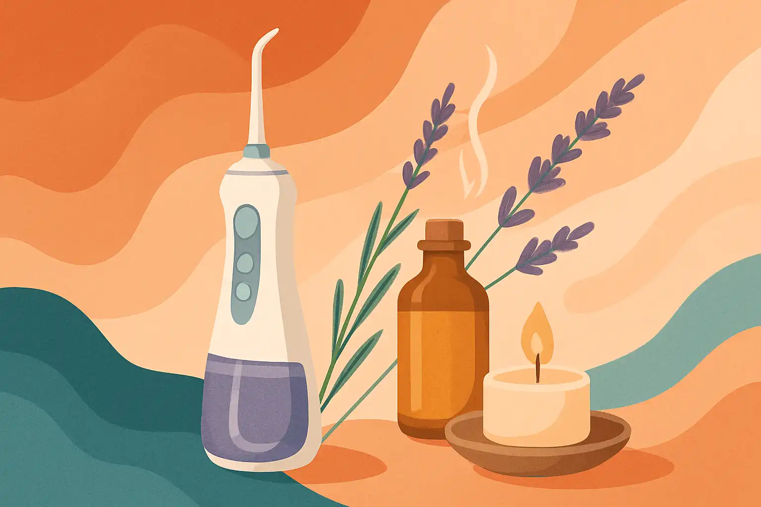 Home spa upgrade: zo verander je je waterflosser in een zen-moment met aromatherapie