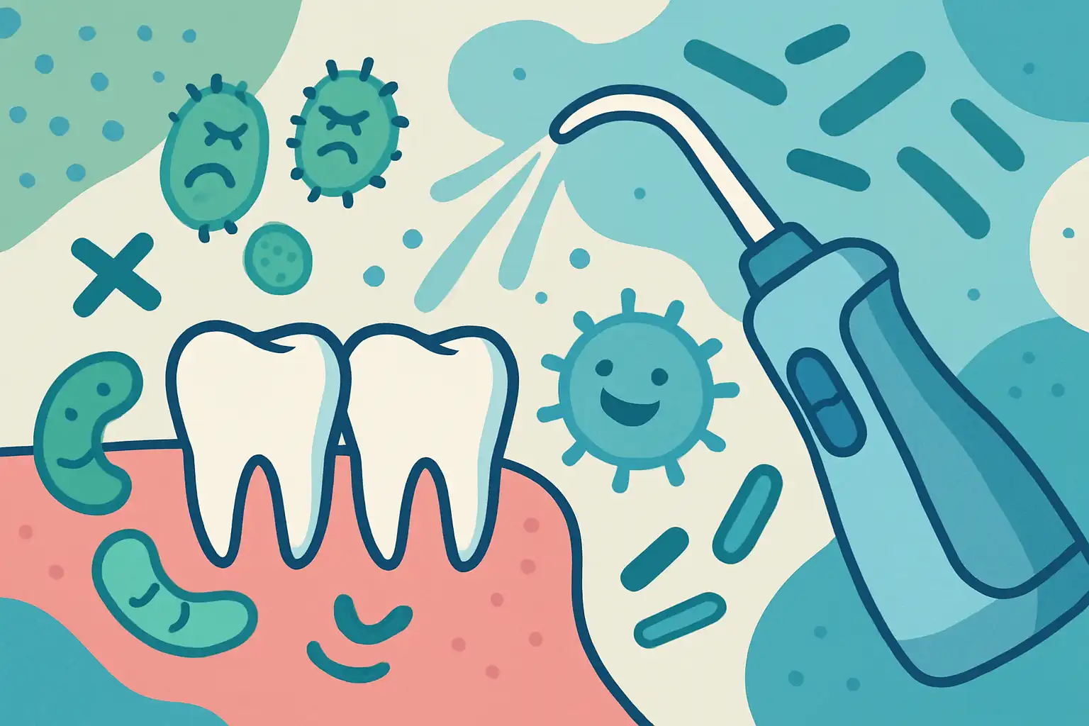 Mondmicrobioom hacken: hoe waterflossen de goede bacteriën laat winnen