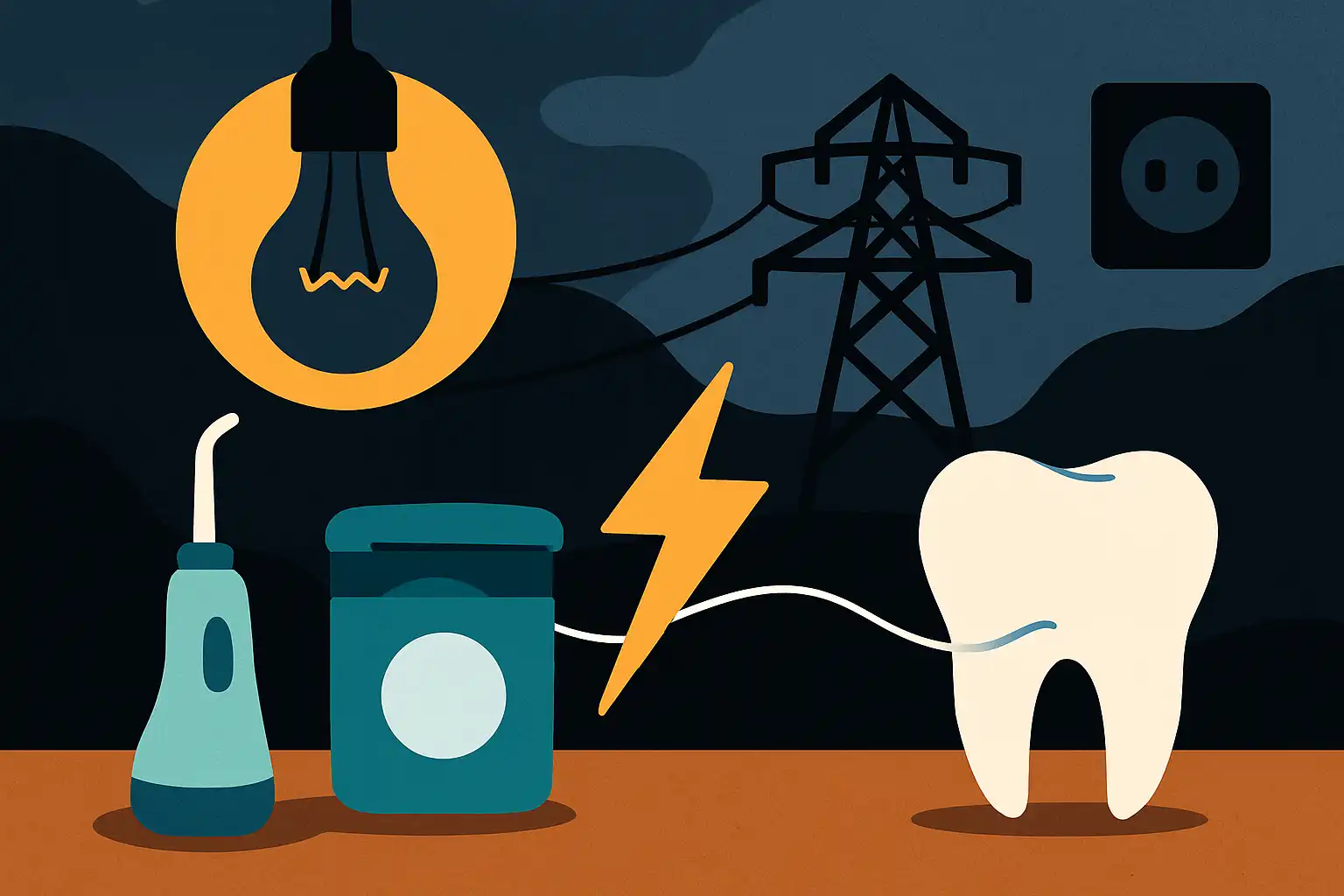 Stroomuitval? zo flos je toch effectief zonder waterflosser